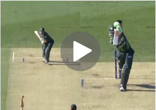 [Watch] Babar Azam Plays Exquisite On-Drive To Delight Fans In Perth During 3rd ODI Vs AUS